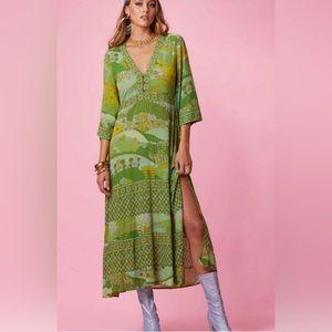 Nine Lives Bazaar Aster Midi Dress